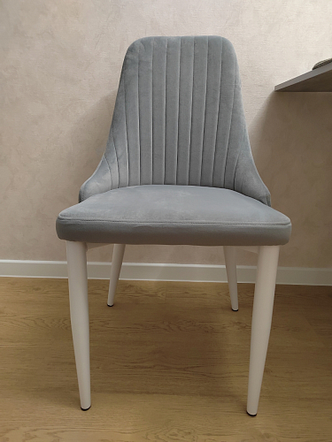 Стул на металлокаркасе Kora white / gray фото покупателя 604