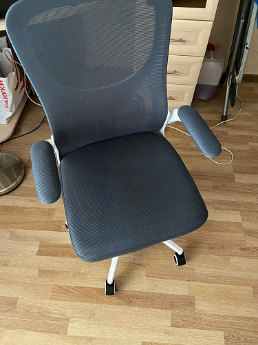 Компьютерное кресло Konfi blue / white фото покупателя 243