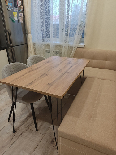 Стул на металлокаркасе Gabi wine red / black фото покупателя 249