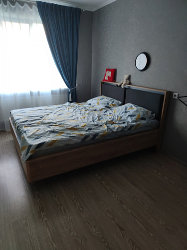 Полутораспальная кровать Клауд 140х200 парящая дуб крафт золотой / антрацит фото покупателя 319