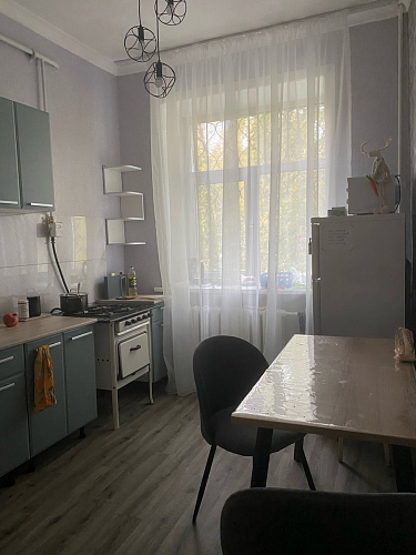 Деревянный стол Тринити Лофт 120x60 дуб делано темный / белый фото покупателя 301