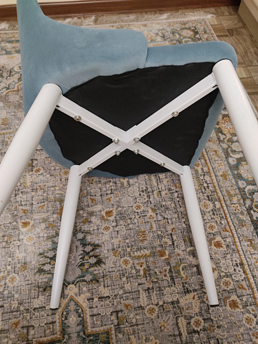 Стул на металлокаркасе Kora white / gray фото покупателя 272