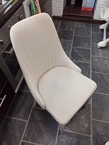 Стул на металлокаркасе Kora white / gray фото покупателя 288