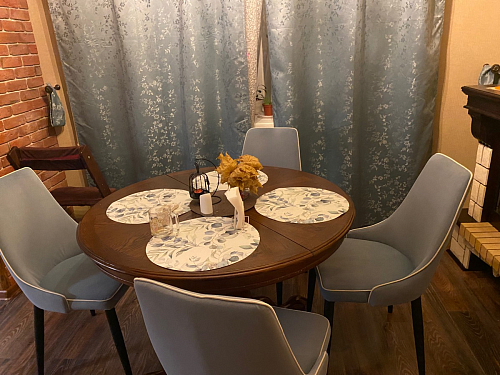 Стул на металлокаркасе Kora white / gray фото покупателя 483