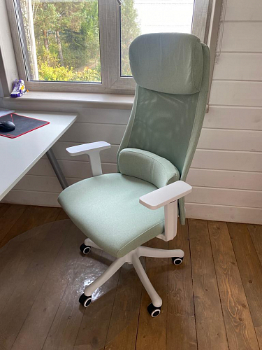 Компьютерное кресло Salta light green / white фото покупателя 6