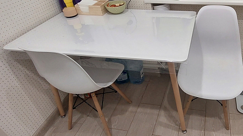 Стол Table 120 white / wood фото покупателя 10