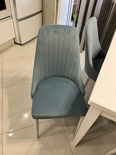 Стул на металлокаркасе Kora white / gray фото покупателя 397