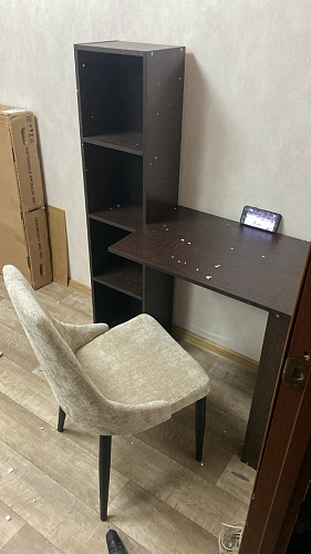 Стул на металлокаркасе Kora white / gray фото покупателя 470