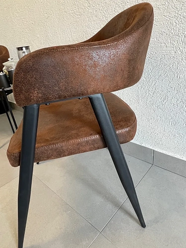Стул на металлокаркасе Twin gray / black фото покупателя 40