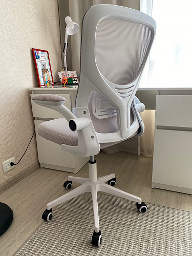 Компьютерное кресло Konfi blue / white фото покупателя 180