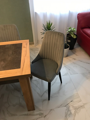 Стул на металлокаркасе Kora white / gray фото покупателя 308