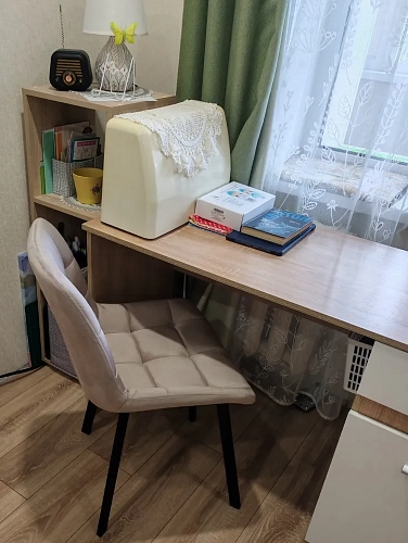 Стул на металлокаркасе Стронг 360 латте (hl 70) / белый каркас фото покупателя 96