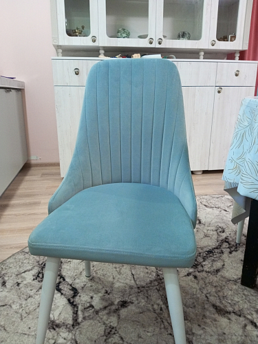 Стул на металлокаркасе Kora white / gray фото покупателя 561