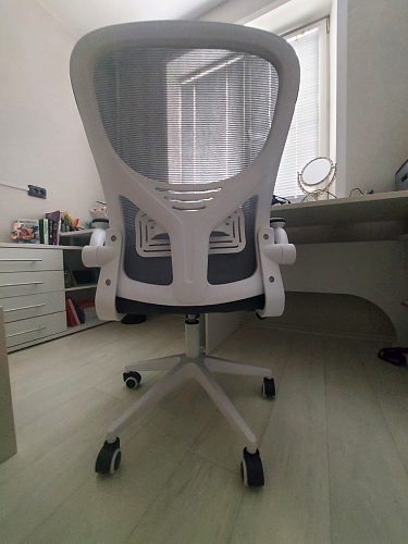 Компьютерное кресло Konfi blue / white фото покупателя 47