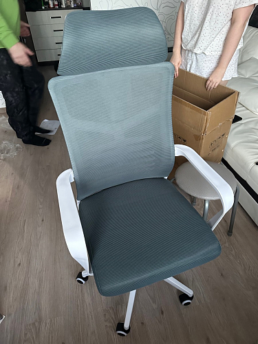 Компьютерное кресло Montana blue / white фото покупателя 44