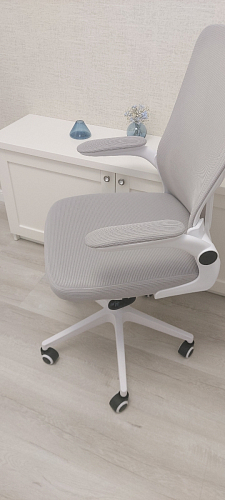 Компьютерное кресло Konfi blue / white фото покупателя 167