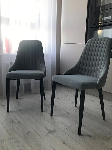 Стул на металлокаркасе Kora white / gray фото покупателя 87