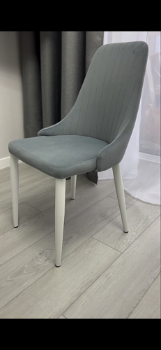 Стул на металлокаркасе Kora white / gray фото покупателя 581