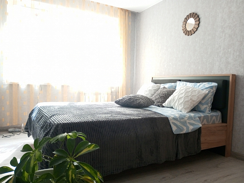 Полутораспальная кровать Клауд 140х200 парящая дуб крафт золотой / антрацит фото покупателя 382