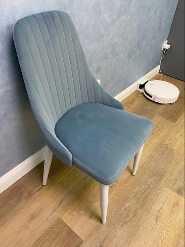 Стул на металлокаркасе Kora white / gray фото покупателя 456