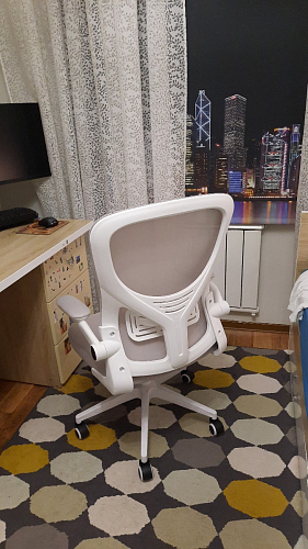 Компьютерное кресло Konfi blue / white фото покупателя 156