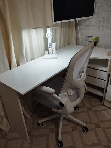 Компьютерное кресло Konfi blue / white фото покупателя 178