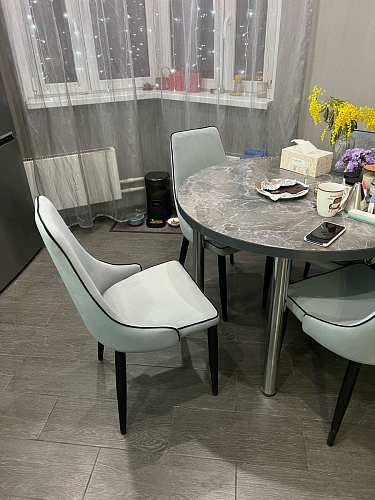 Стул на металлокаркасе Kora white / gray фото покупателя 394