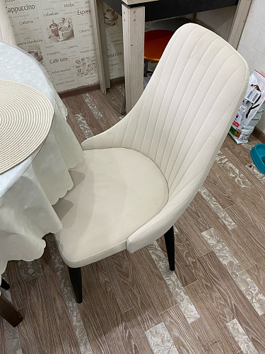 Стул на металлокаркасе Kora white / gray фото покупателя 351