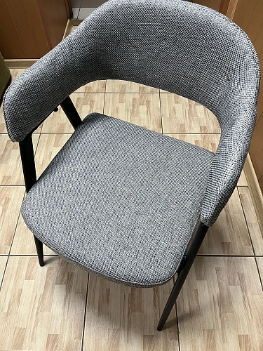 Стул на металлокаркасе Twin gray / black фото покупателя 21