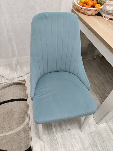 Стул на металлокаркасе Kora white / gray фото покупателя 584