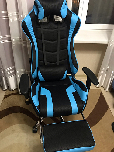 Компьютерное кресло Kano 1 light blue / black фото покупателя 81