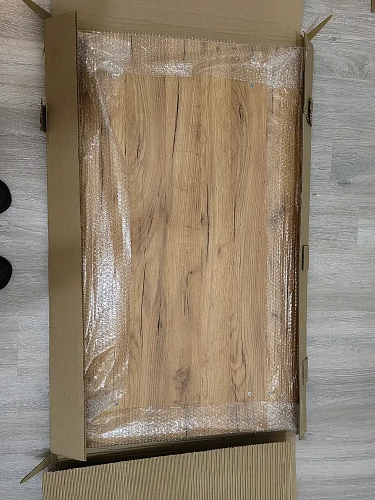 Деревянный стол Лота Лофт 140х80 белый матовый / бетон светлый фото покупателя 50
