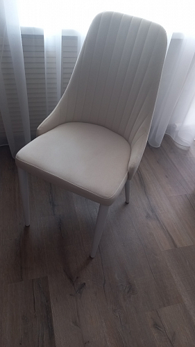 Стул на металлокаркасе Kora white / gray фото покупателя 444