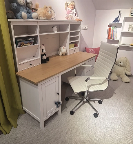 Компьютерное кресло Reus pu white / chrome фото покупателя 14