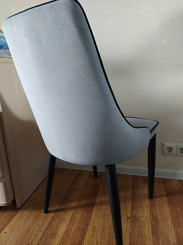 Стул на металлокаркасе Kora white / gray фото покупателя 380