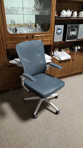 Компьютерное кресло Konfi blue / white фото покупателя 305