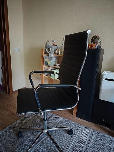 Компьютерное кресло Reus pu white / chrome фото покупателя 3