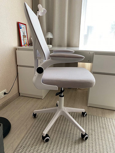 Компьютерное кресло Konfi blue / white фото покупателя 181