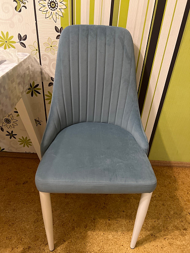 Стул на металлокаркасе Kora white / gray фото покупателя 222