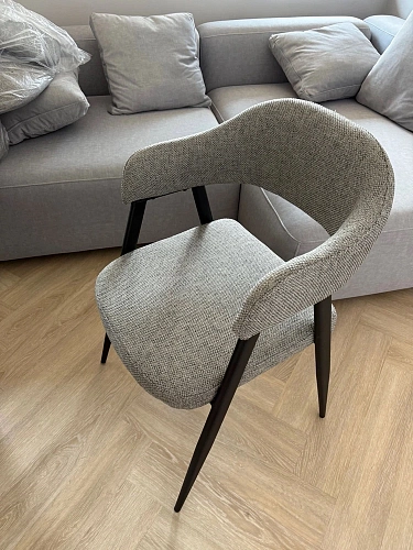 Стул на металлокаркасе Twin gray / black фото покупателя 35