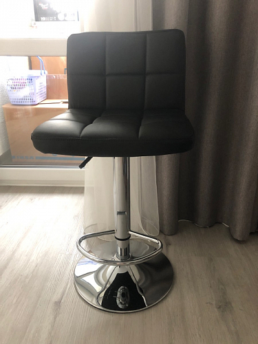 Барный стул Paskal black / chrome фото покупателя 18