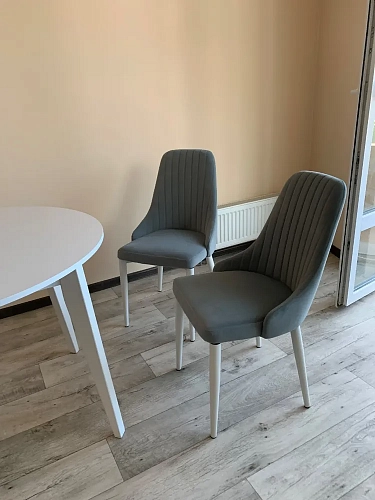 Стул на металлокаркасе Kora white / gray фото покупателя 115