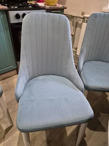 Стул на металлокаркасе Kora white / gray фото покупателя 21