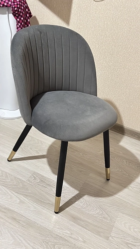 Стул на металлокаркасе Gabi wine red / black фото покупателя 41