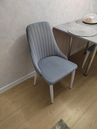 Стул на металлокаркасе Kora white / gray фото покупателя 603
