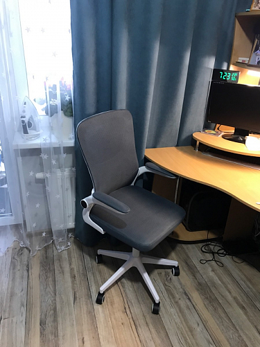 Компьютерное кресло Konfi blue / white фото покупателя 327