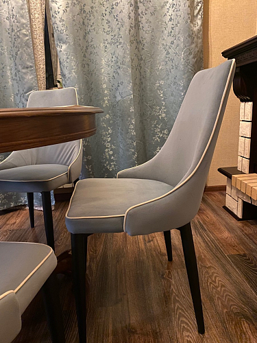 Стул на металлокаркасе Kora white / gray фото покупателя 482