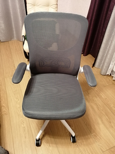 Компьютерное кресло Konfi blue / white фото покупателя 64