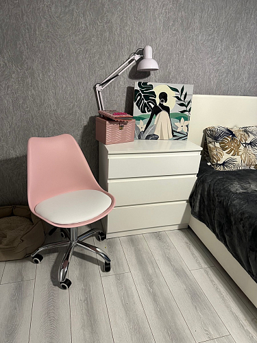 Компьютерное кресло Kolin с подушкой clear / white фото покупателя 456