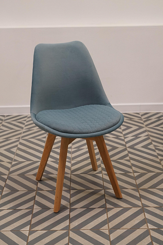 Деревянный стул Bonuss dark gray / wood из шоурума 6